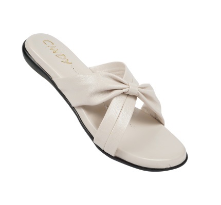 Cream Sole Sandals by Cindy Footwears